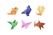 Origami, paper animals set + pattern, an Animal Illustration by PaperTrident (Thumbnail 4 of 5)