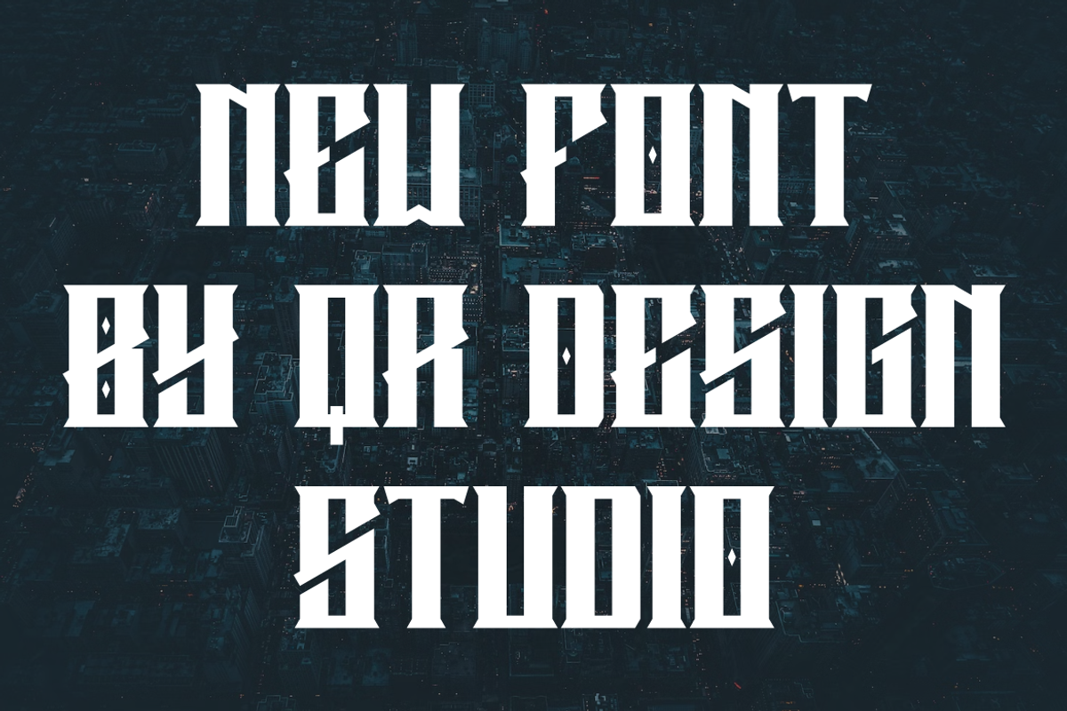 Rengoner Blacke, a Serif Font by QR Design Studio (Photo 4 of 9)