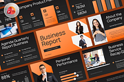 Business Report PowerPoint, a Presentation Template by rgbryand (Thumbnail 1 of 7)