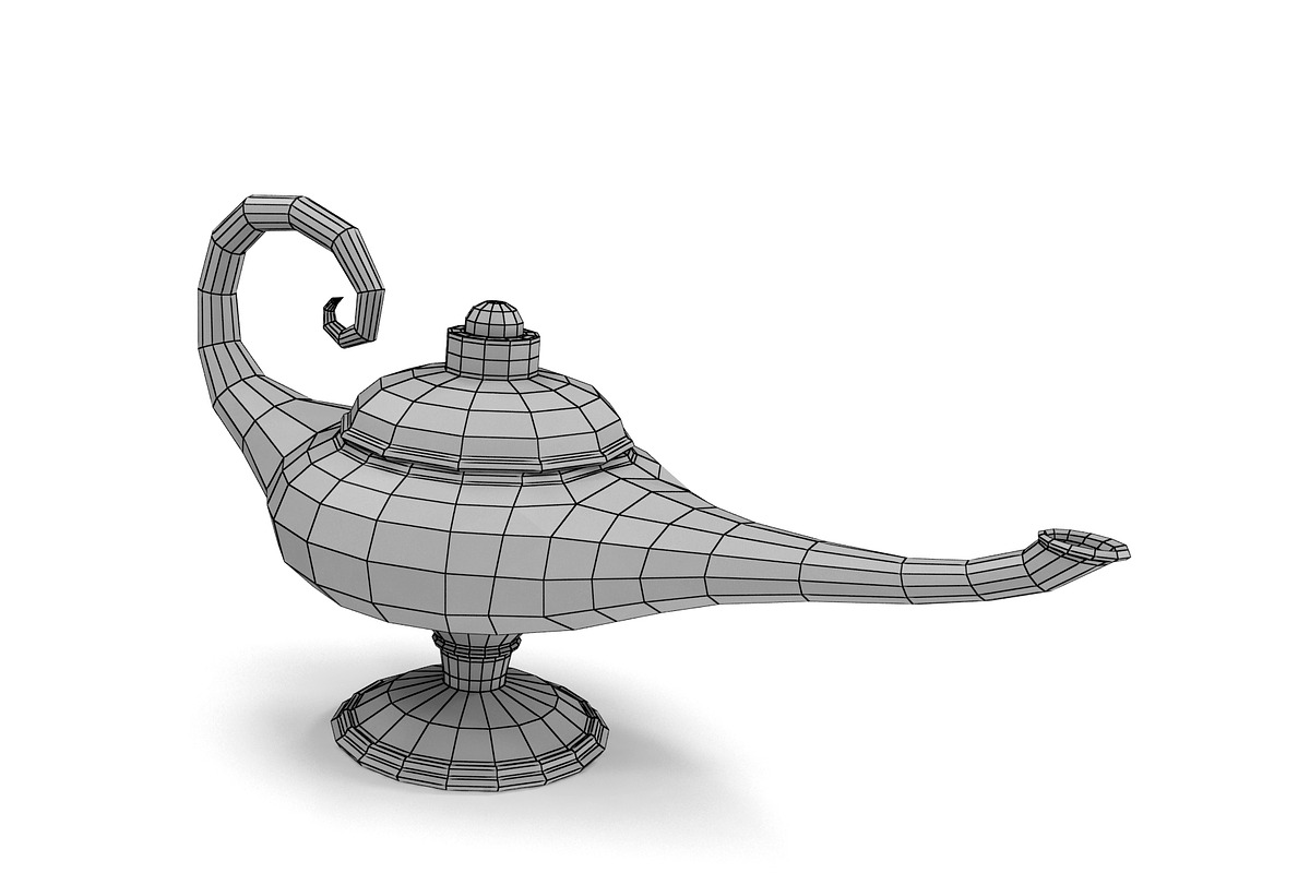 Aladin Lamp, an Object 3D Model by Tedi Permana (Photo 6 of 7)