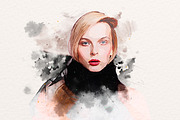 Watercolor Photo Effect, a Layer Style Add-On by dx_vect (Thumbnail 3 of 3)