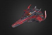 Spaceship Fighter, a Cars & Vehicle 3D Model by obeyart (Thumbnail 1 of 8)