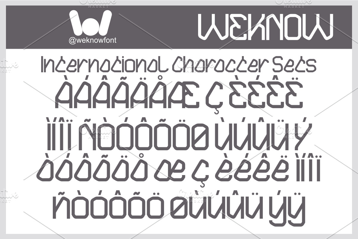 INTERDIMENSIONAL FONT, a Blackletter Font by weknow (Photo 8 of 8)