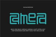 Camera - Monogram Ligature Font, a Sans Serif Font by suhadidesign (Thumbnail 1 of 15)