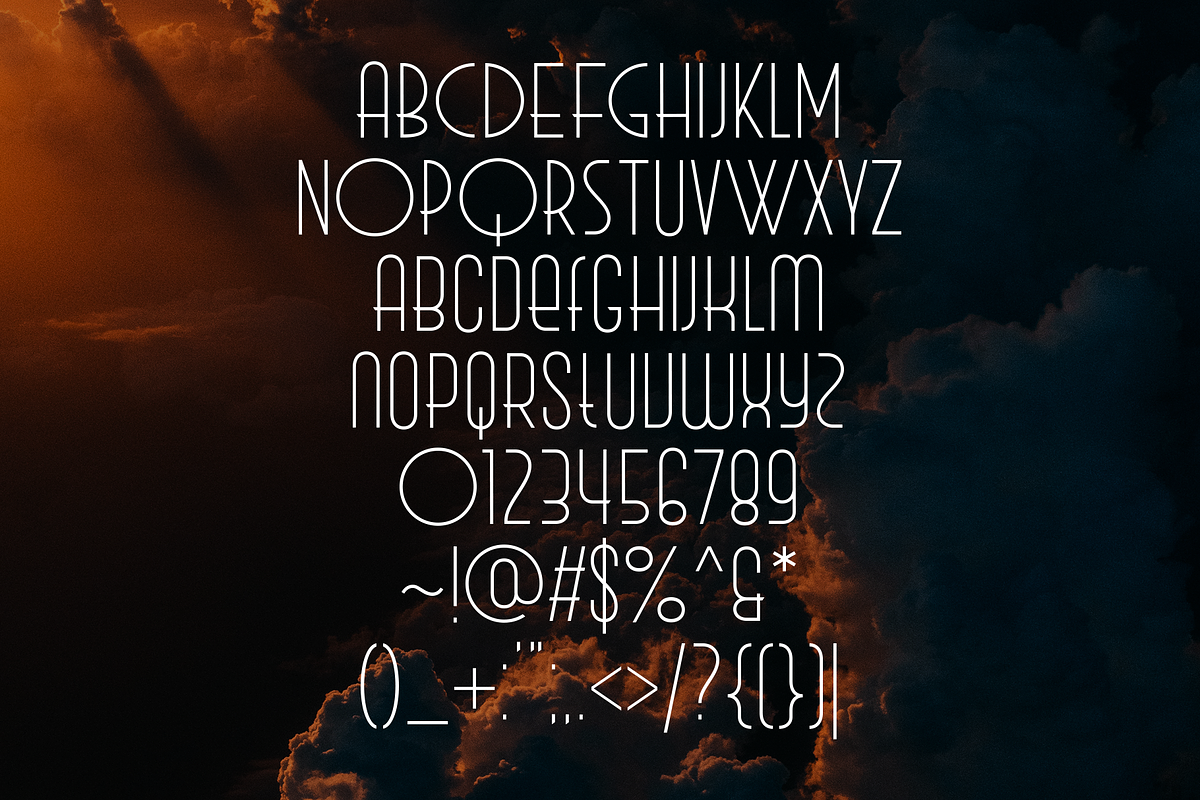 Auranouva – Techno Futuristic Fonts, a Sans Serif Font by Konstantine Studio (Photo 5 of 5)