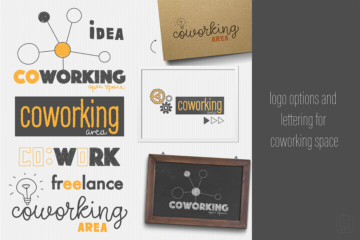 Doodle for coworking space, an Object Graphic by Popova (Photo 2 of 5)