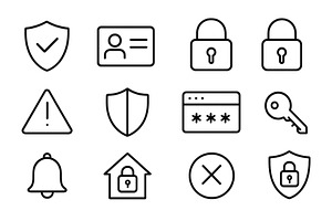 Vector illustration of security and, a Technology Illustration by ZinetroN