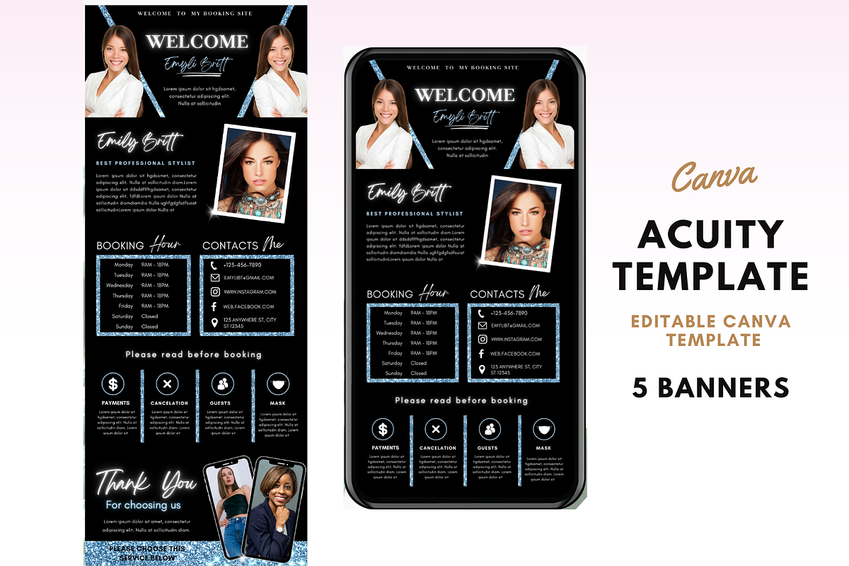 Acuity Scheduling Template, a Templates & Theme by TimCanvaTemplate (Photo 1 of 5)