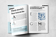 Clean Magazine Print Layout Template, a Magazine Template by Grkic Creative (Thumbnail 12 of 13)