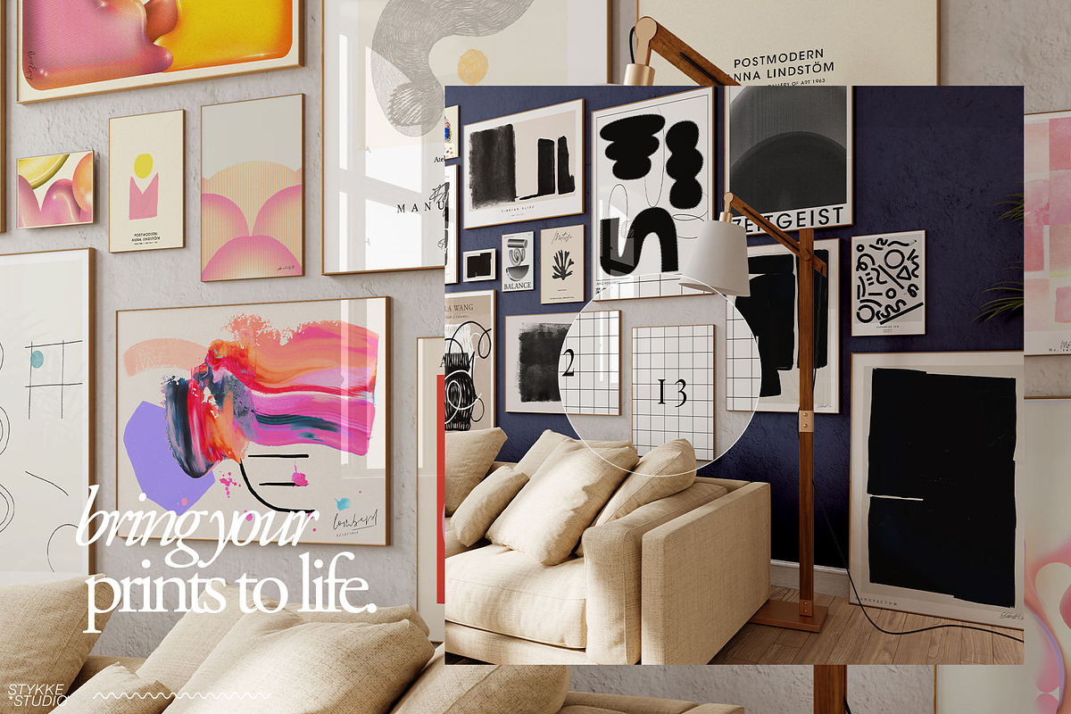 LENIS ROOM Natural Frame Mockup Set, a Household Mockup by Stykke Studio (Photo 25 of 58)