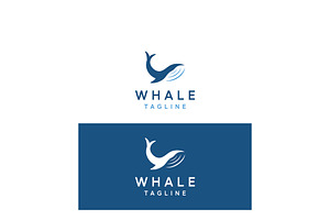 Sea monster whale logo vector illust, a Branding & Logo Template by LOGOCREATIVE