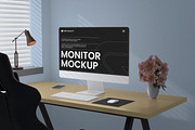 Monitor Mockup, a Wearable Device Mockup by Unerispace (Thumbnail 2 of 5)
