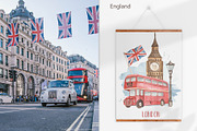 England watercolor collection, an Animal Illustration by Marina Ermakova (Thumbnail 5 of 11)