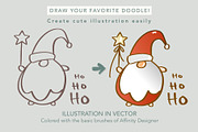 Doodles Drawing Toolkit, a Brush Add-On by Rosangela Curti (Thumbnail 6 of 12)