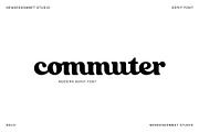 commuter - modern serif font, a Script Font by NendesKombet Studio (Thumbnail 9 of 9)