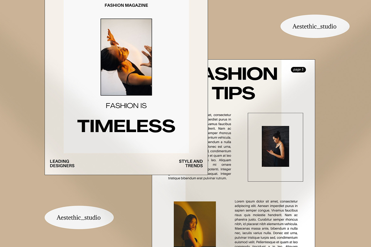 STASY – Fashion Ebook Template, a Print Template by AESTETHIC_STUDIO (Photo 5 of 8)