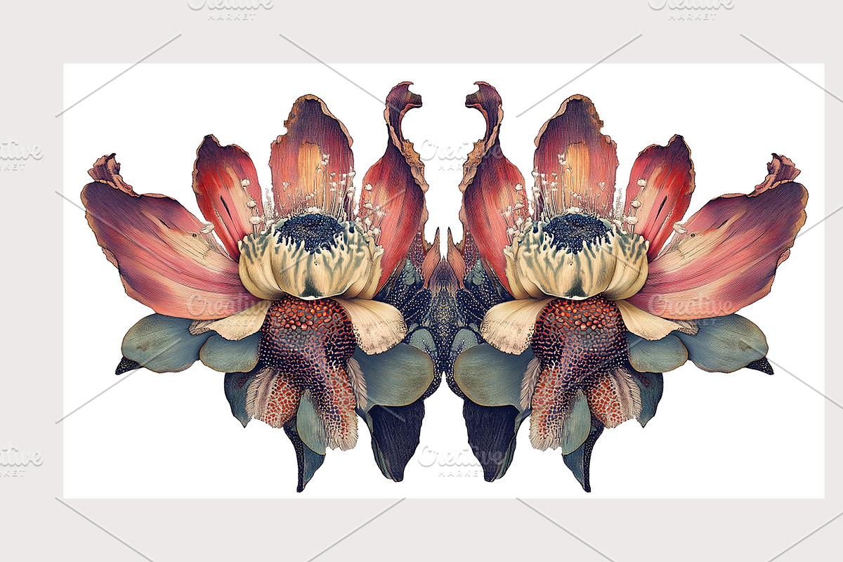 Muji Co · Symmetrical Botanics, a Decorative Illustration by milatovar (Photo 9 of 16)
