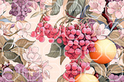 CHINOISERIE FRUITS Seamless Patterns, a Texture Illustration by RefinedFantasyStudio (Thumbnail 4 of 9)