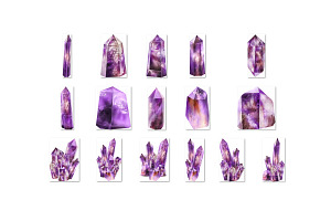 Amethyst Crystal Brushes