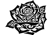 Flaming Rose Floral Ornament Vector, a Decorative Illustration by Designer_Momina (Thumbnail 8 of 21)