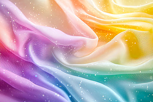 Iridescent Pastel Fabric with Sparkles, a Background Photo by Ales Munt