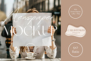 Newspaper mockup with Woman NE-CA-03, a Books & Magazine Mockup by Callistemon Creative (Thumbnail 1 of 7)