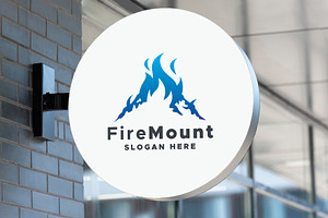 Fire Mountain Nature Logo, a Branding & Logo Template by Design_Planet