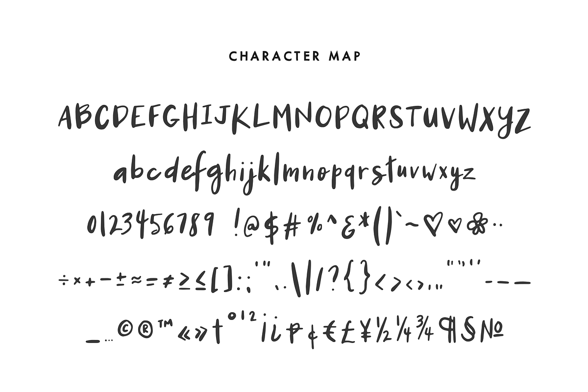 Couch — a Handwritten Font preview 2