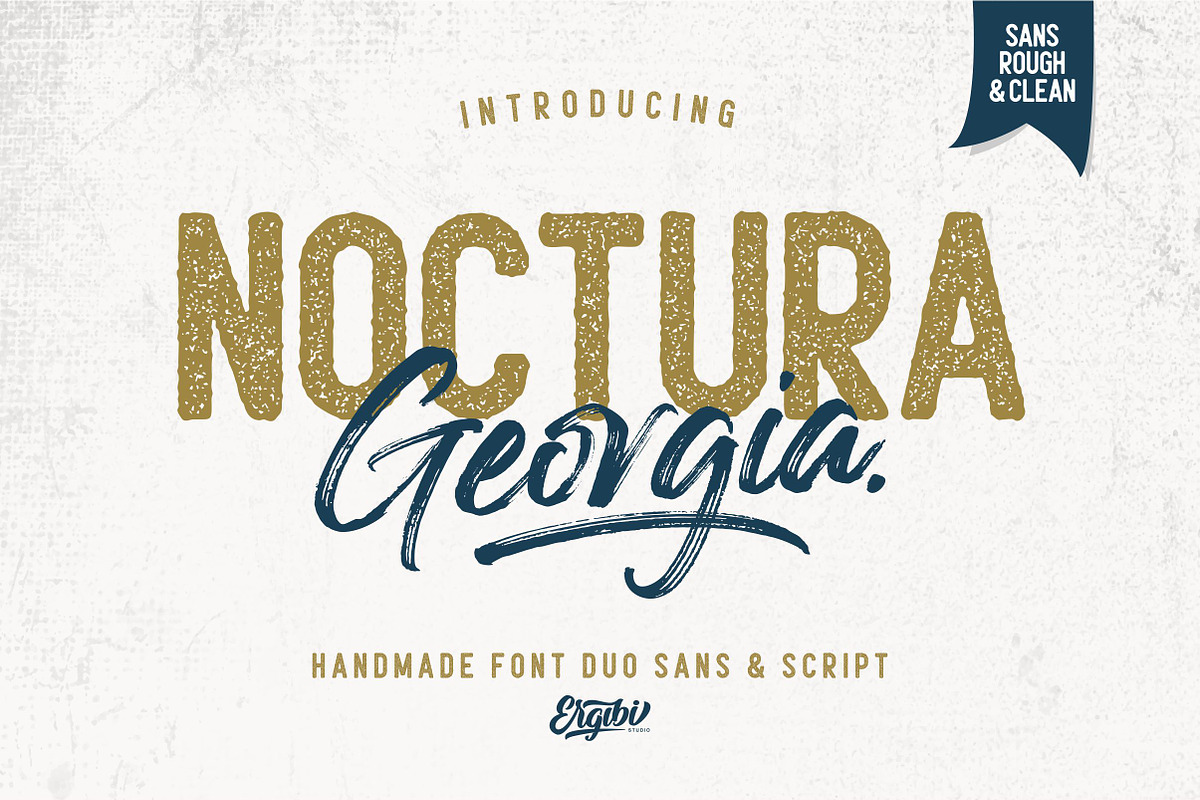 Noctura Georgia - Font Duo, a Script Font by ErgibiStudio (Photo 1 of 13)