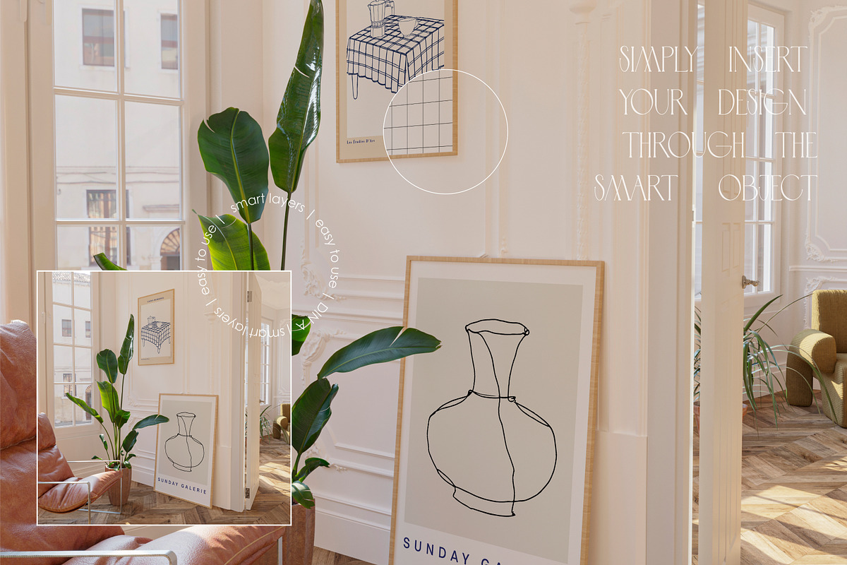 ADELE ROOM | Frame mockup set, a Household Mockup by yuliyuri.studio (Photo 20 of 44)