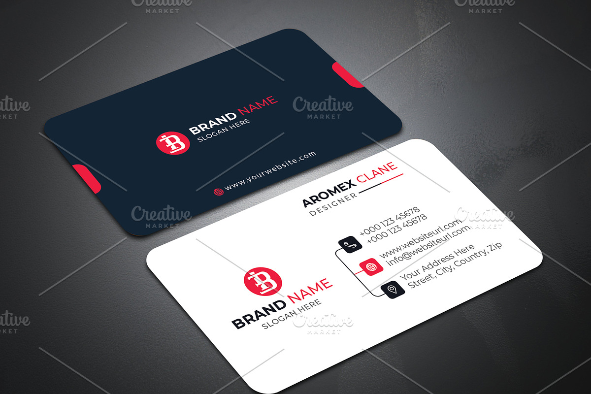 Green Business Card Template, a Business Card Template by saifulbranding (Photo 2 of 4)