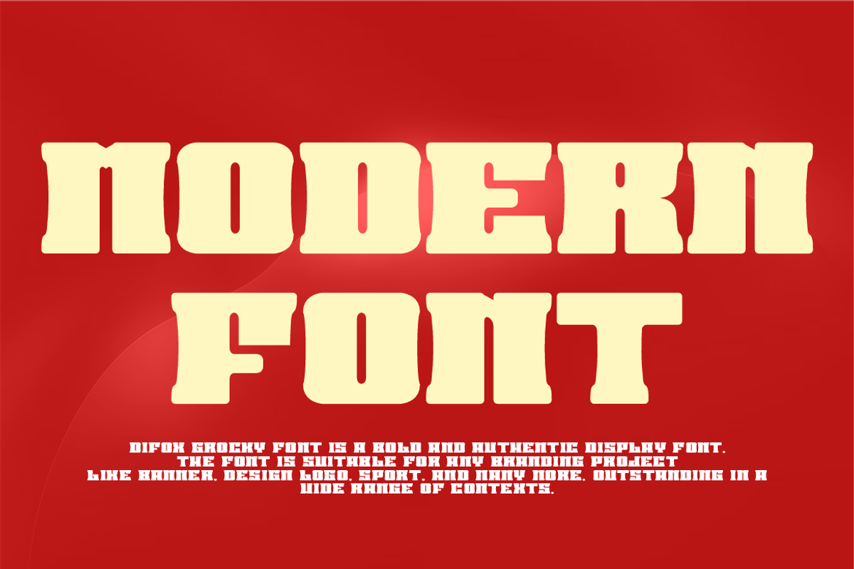 Difox Grocky, a Serif Font by QR Design Studio (Photo 2 of 7)
