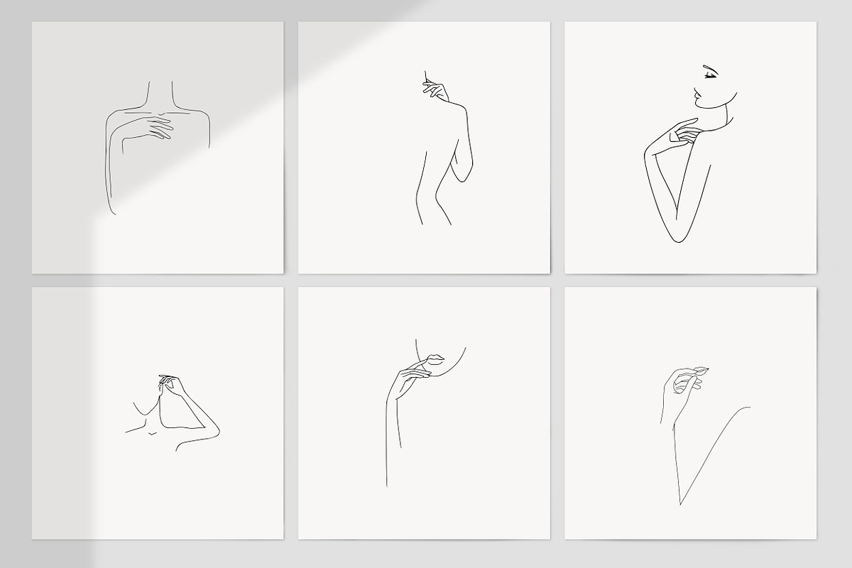 Flirt. Line Art Female Body, a Person Illustration by AnMark (Photo 4 of 10)