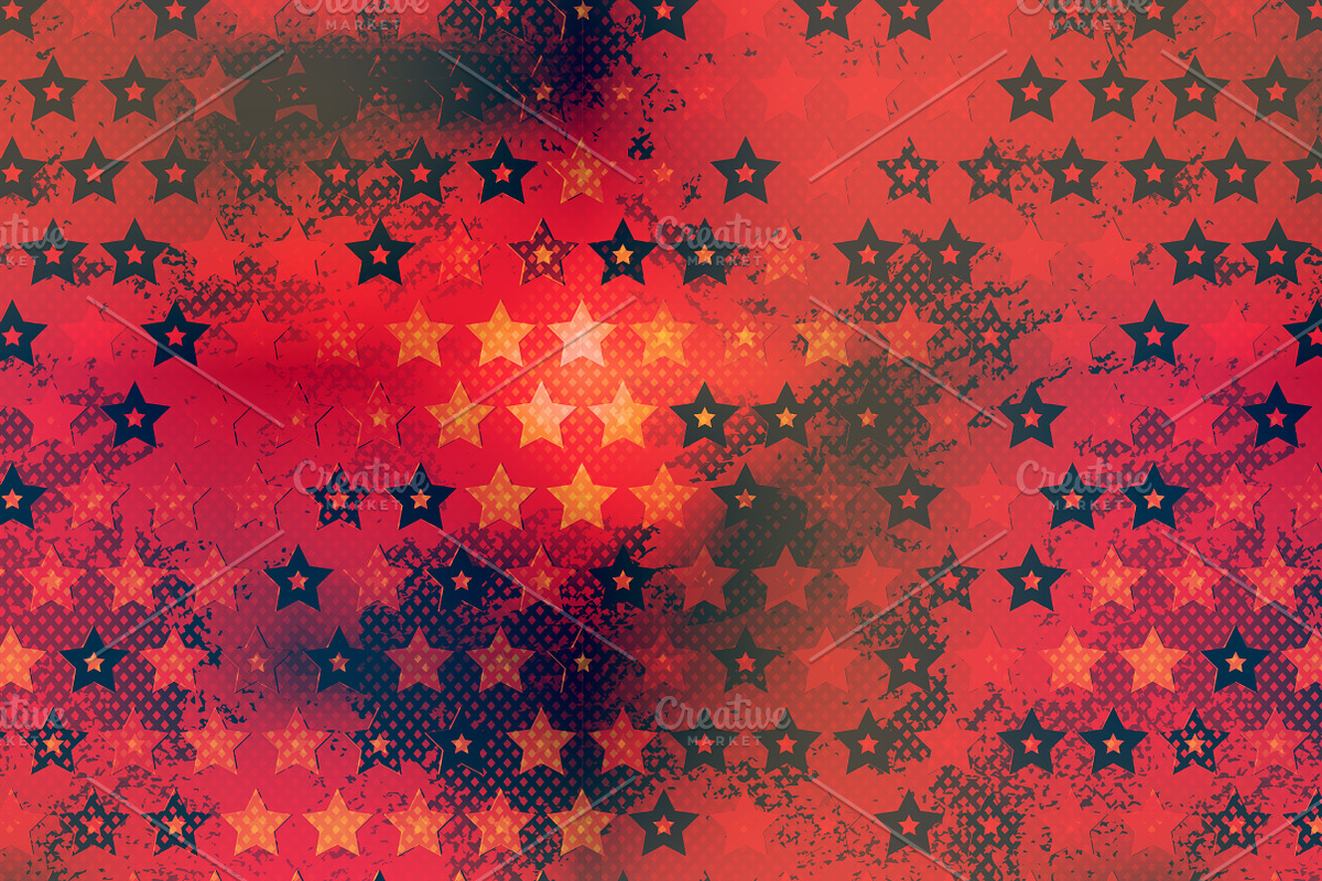 Star Seamless Patterns, a Pattern Graphic by Gudiny (Photo 7 of 11)