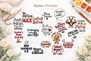 Grumpy Holiday Sassy Quote Clipart, an Illustration by Artnoy (Thumbnail 5 of 8)
