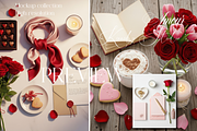 Valentine Aesthetic Desk Mockup 1000, a Packaging Mockup by KennedyStudio (Thumbnail 5 of 11)