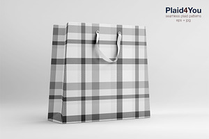 50 Grayscale Pattern Plaids