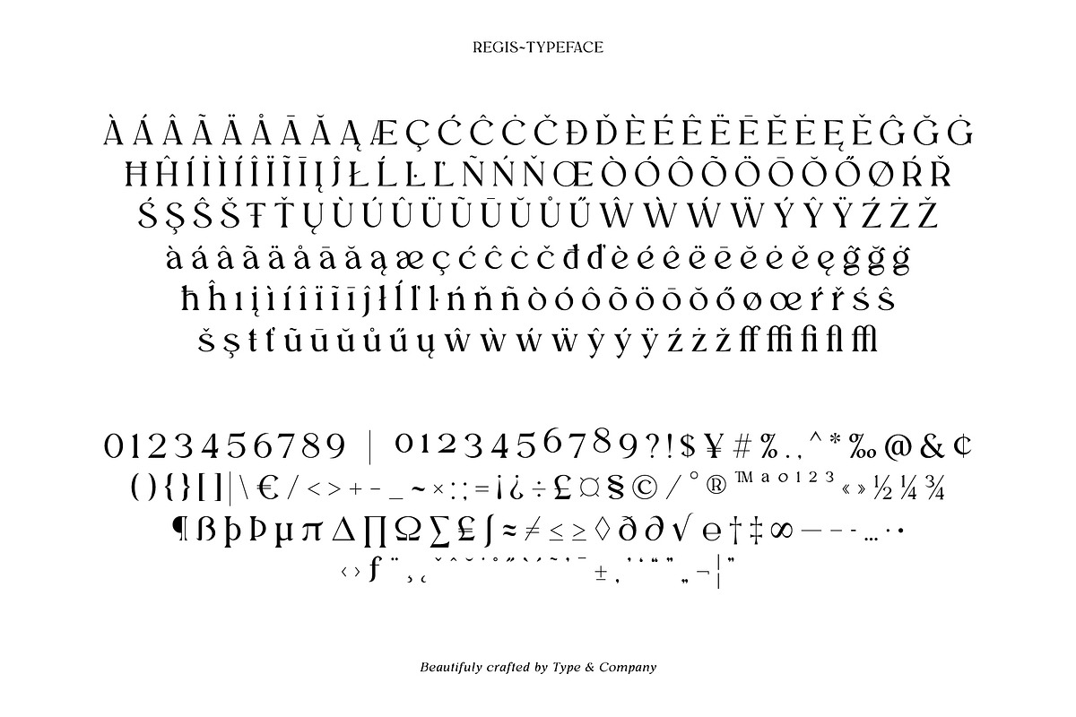 Regis | Elegant Serif Font Family, a Serif Font by Type and Co. (Photo 16 of 20)