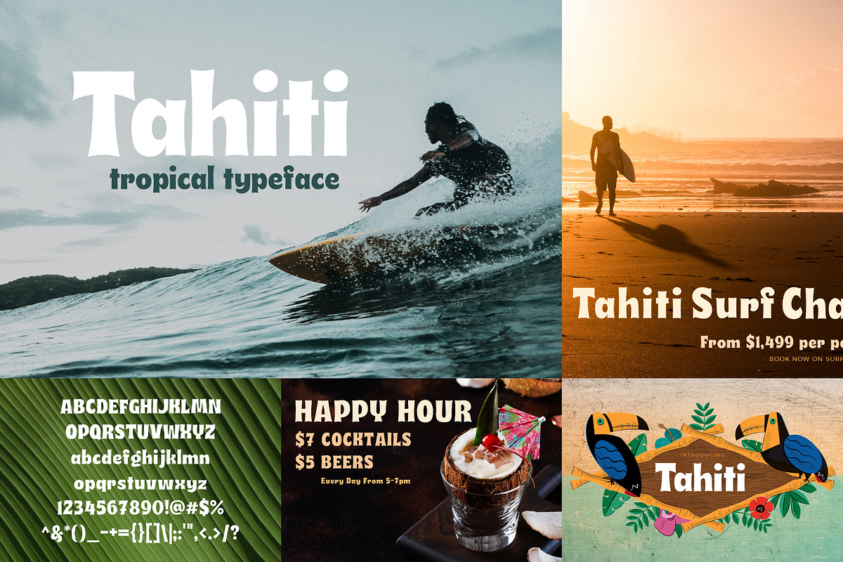 Hawaii Font Bundle - 71 Fonts!, a Serif Font by HipFonts (Photo 5 of 19)