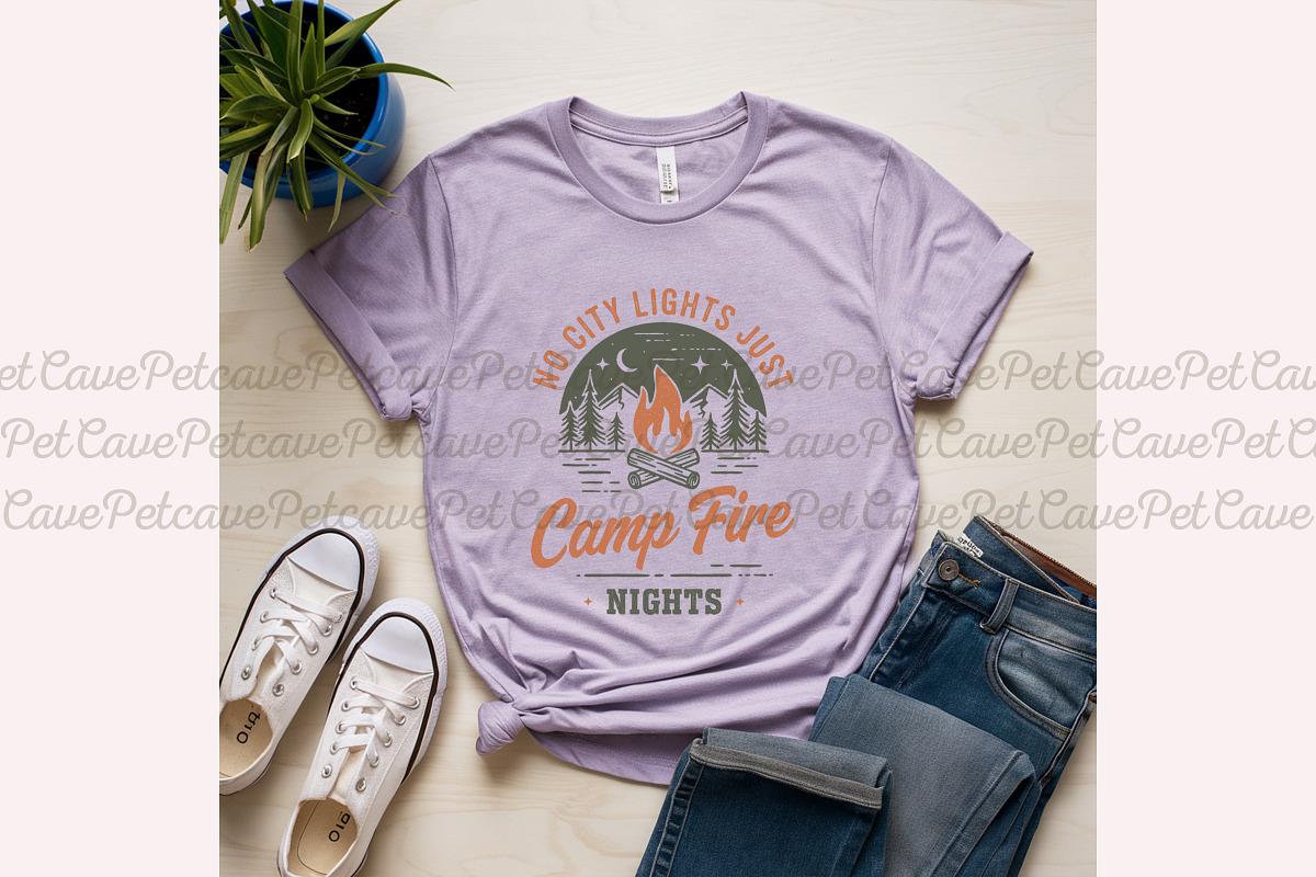 Campfire Adventures Camping Bundle, a Graphic by Pet Cave (Photo 3 of 9)