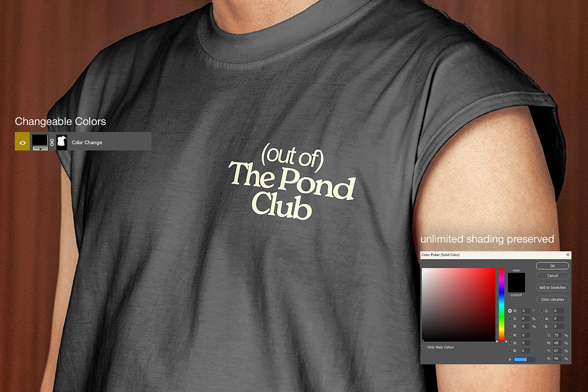 Sleeveless Tee Mockup set, a Shirt Mockup by Mocktopia (Photo 8 of 10)