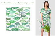 WATERCOLOR FOLIAGE|patterns & motifs, a Pattern Graphic by Retro Graphic Box (Thumbnail 5 of 8)