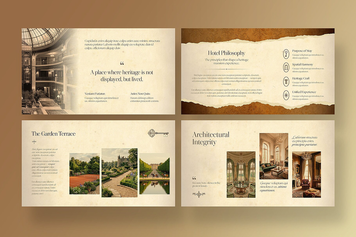 Vintage Presentation Template, a Presentation Template by BrandPacks (Photo 4 of 7)