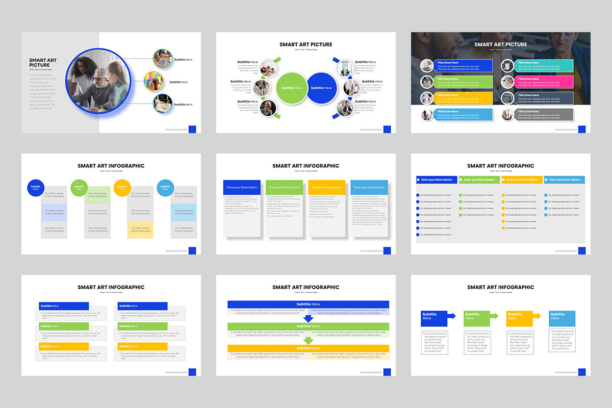 Smart Art  PowerPoint Templates, a Presentation Template by Stock Shape (Photo 4 of 4)