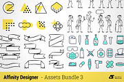 Affinity Designer Assets Bundle 3, a Decorative Illustration by Affinity Templates (Thumbnail 2 of 13)