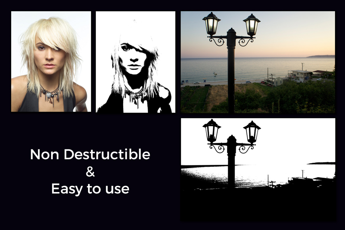 Pure Stencil Art Photoshop Action preview 6