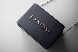 Logo Mockup Luxury Purse Bag