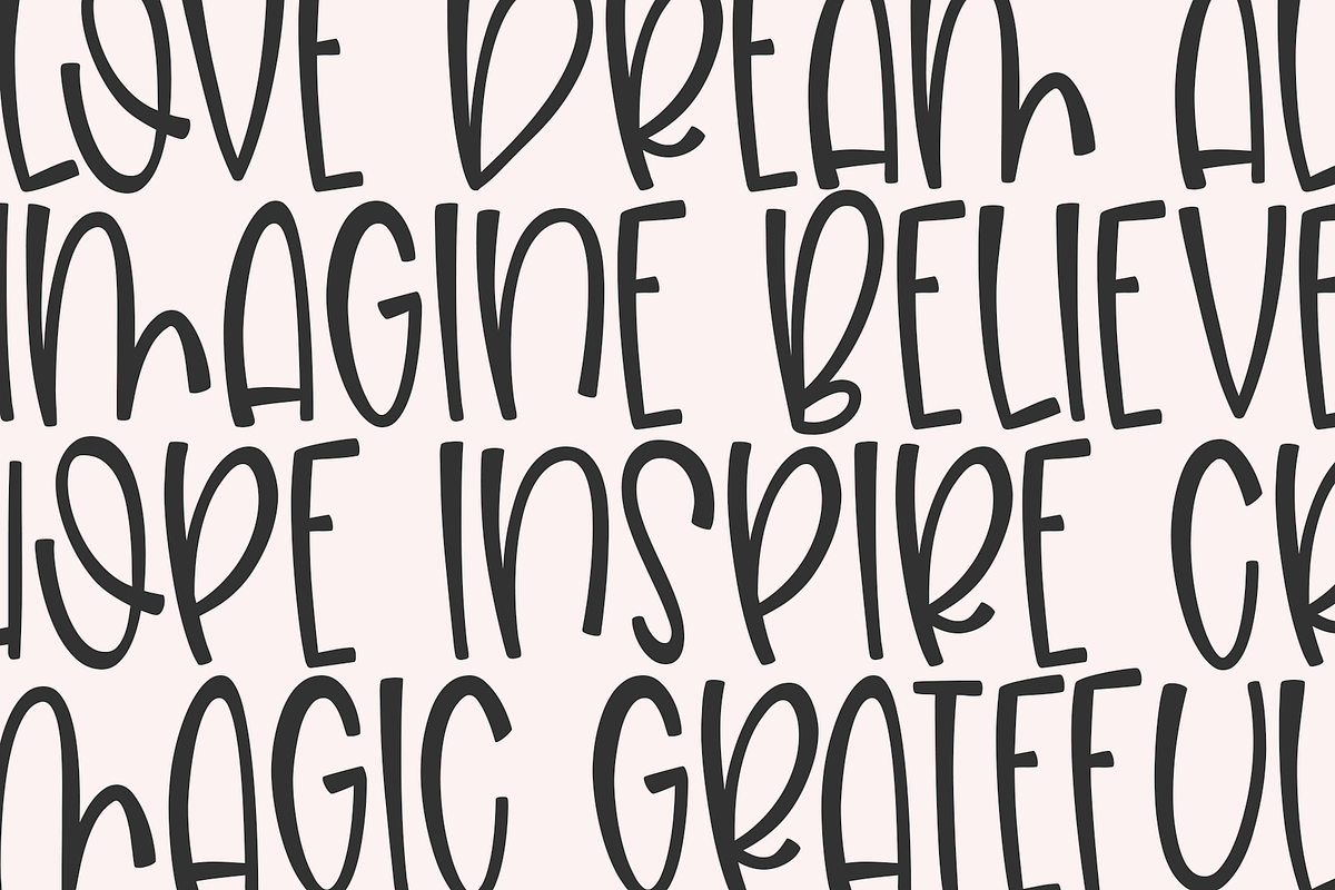 Birthday Cake - Fun Handwritten Font preview 8