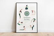 Big bundle of yoga postures, an Illustration by Sunnyfields (Thumbnail 9 of 15)