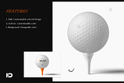 Golf Ball Mockup Set, an Advertising Mockup by ForgeDesign (Thumbnail 2 of 7)